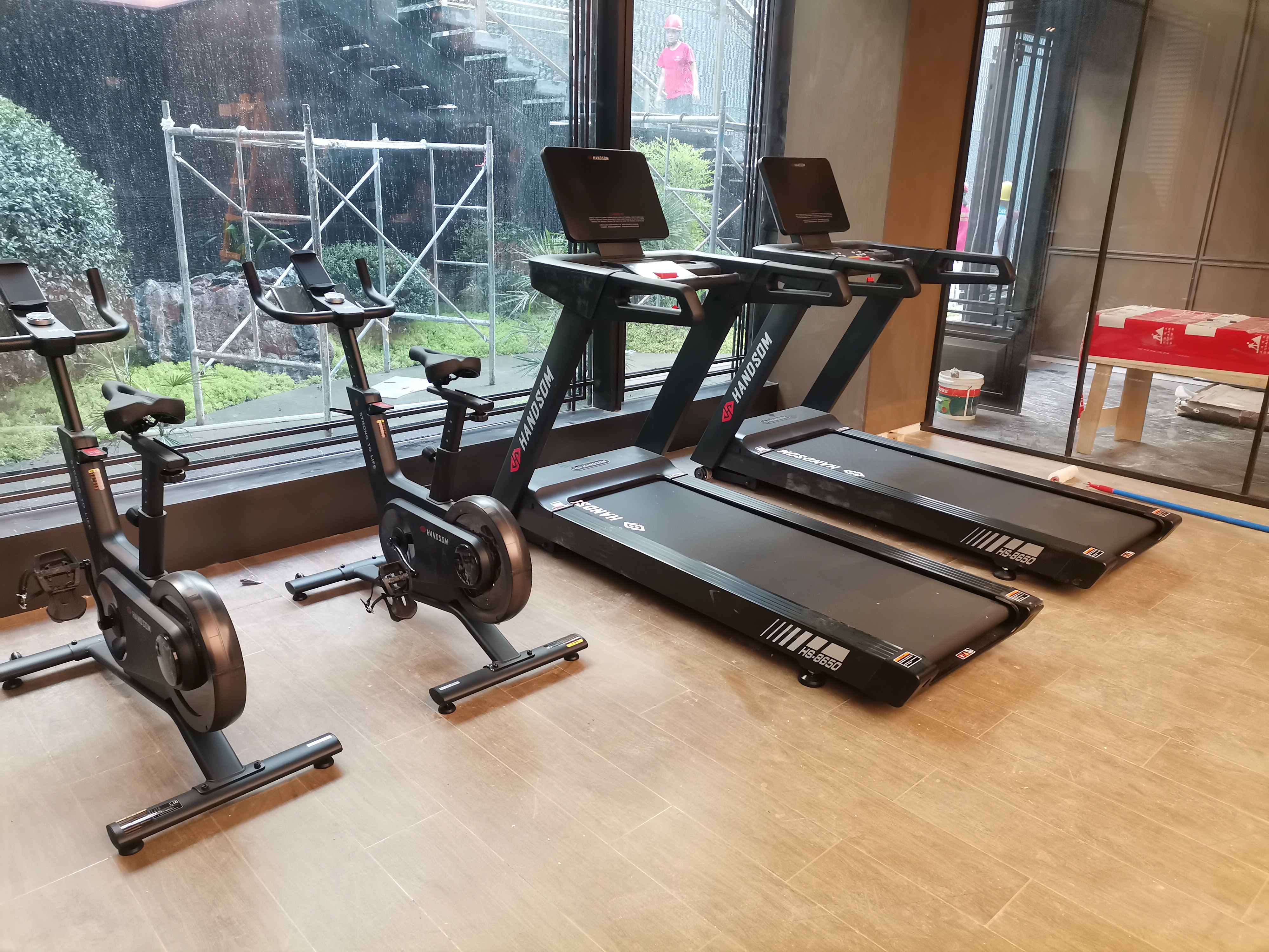 悍德森| 书香澜岸楼盘营销中心 健身房配置方案